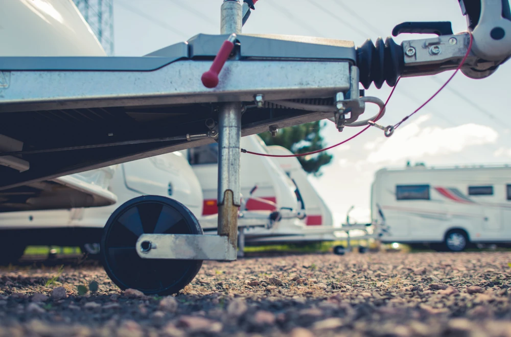Recreational Vehicles Parking Storage or RV Sales Lot.